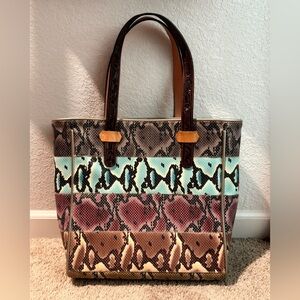 Consuela leather handled tote